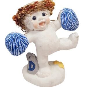 Dreamsicles Cherub Three Cheers Angel 1995 Club Piece Cheerleader Figurine 90s